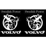 VOLVO rénszarvas logó 2db