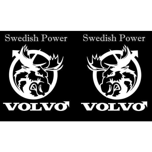 VOLVO rénszarvas logó 2db