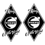 Volvo sarok matrica 30cmx20cm